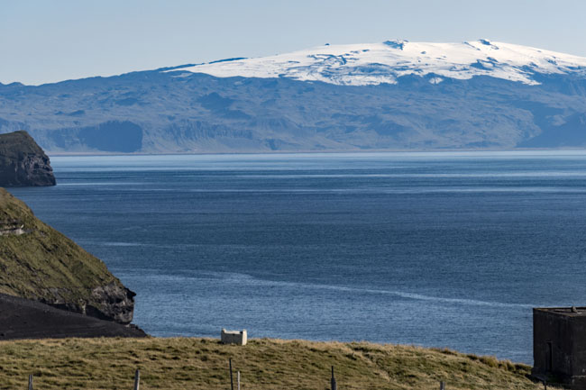  'Unschuldige' Schönheit, der Eyjafjallajökull Gletscher