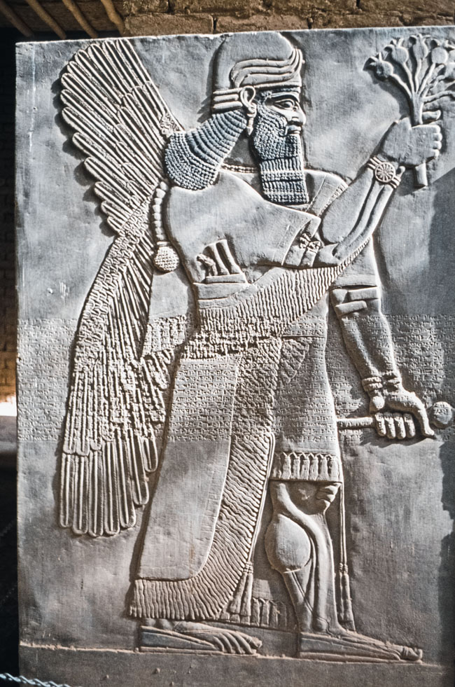 Relief mit Gesetzestexten in Nimrud