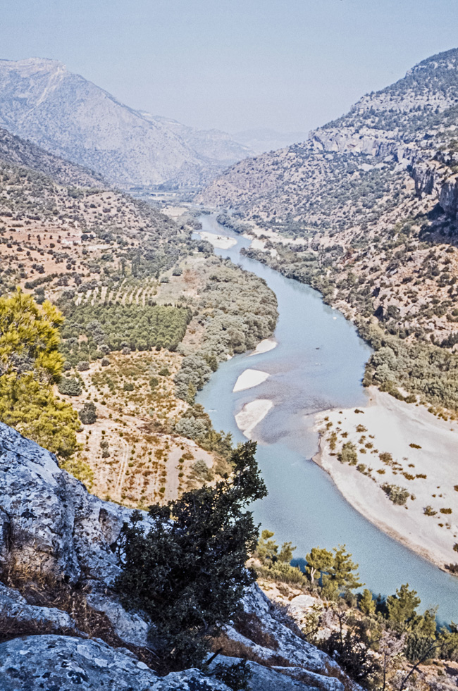 Der Saleph-Fluss bei Silifke in der Süd-Türkei