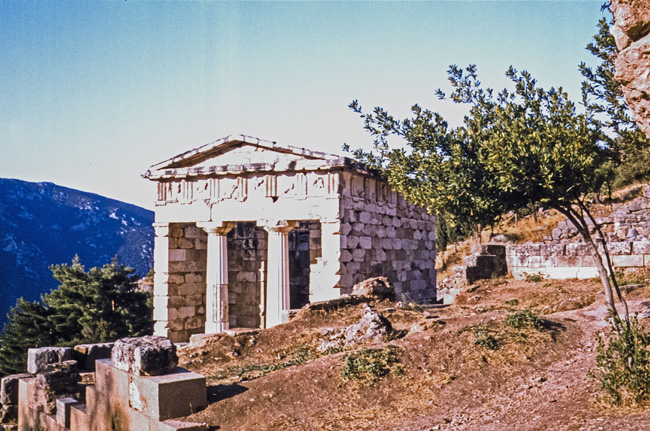 Delphi - Schatzhaus der Athener
