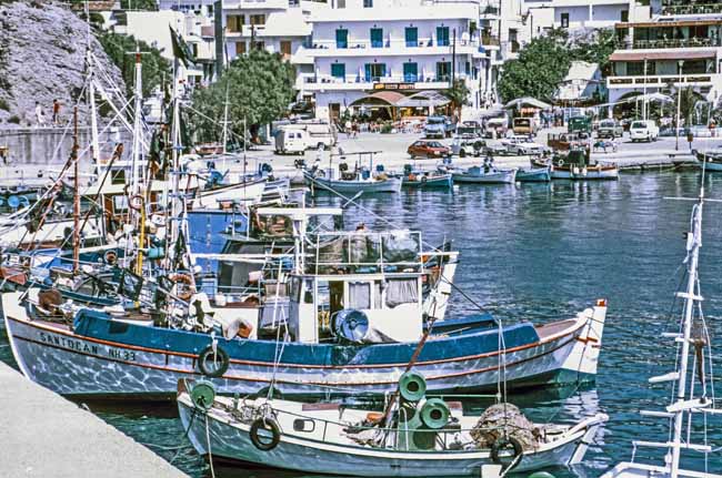 Im Hafen von Agia Galini