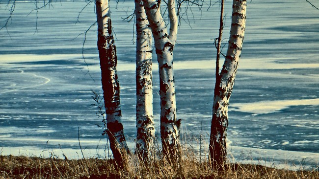 Am zugefrorenen Baikalsee in Bratsk-Batum
