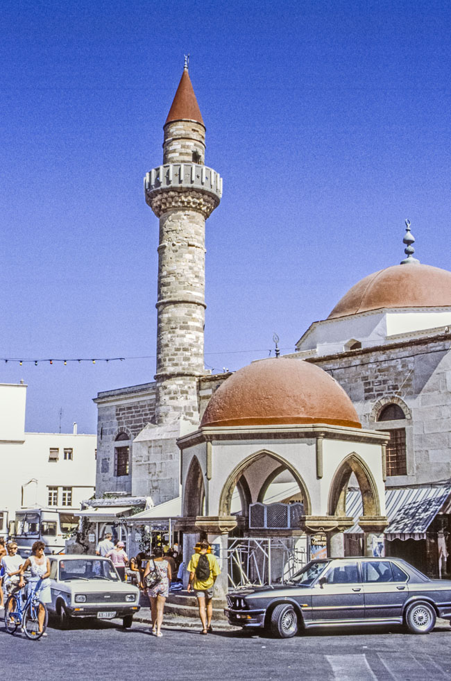 Moschée und Minarett in Kos