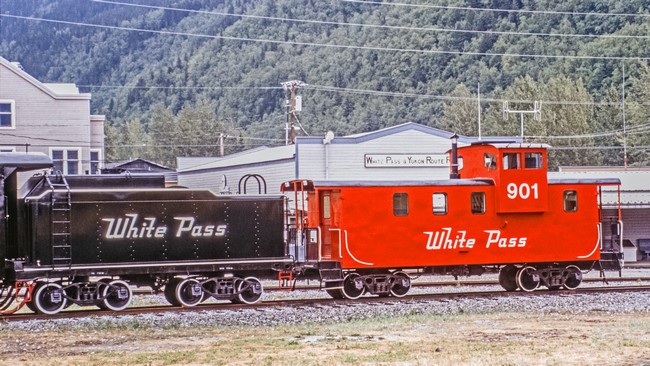 Lokomotive der Whitepass Railway