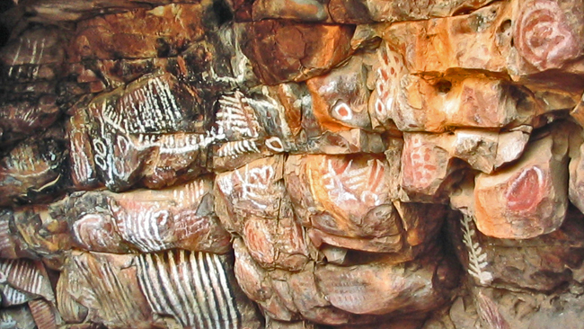 Felsmalereien als Ausdruck einer langjährigen Aboriginals-Kultur