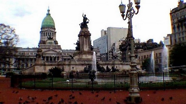 Das Kongressgebäude an der Avenida de Mayo