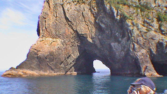 Das 'Hole in the rock' in der Bay of Island