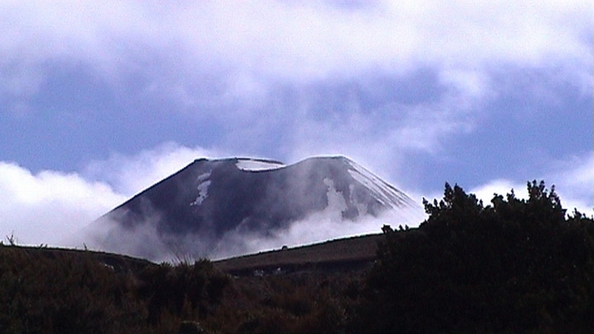 Der imposante Vulkankegel des Mt. Ngauruhoe