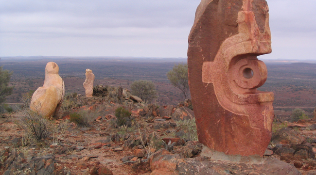 Skulpturen-Park im Outback bei Broken Hill