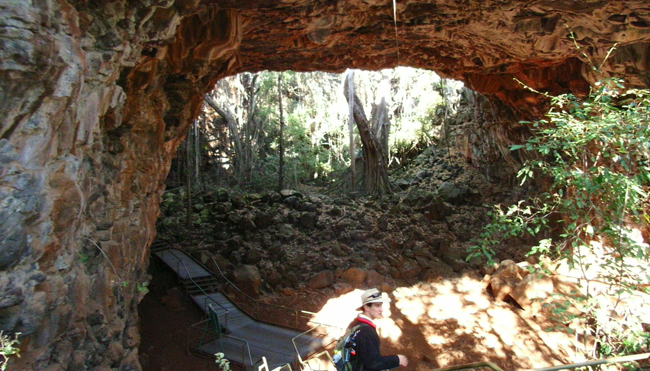 Basalthöhle im Undara Vulcanic Nationalpark