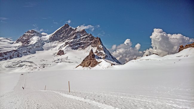 Einzigartiger Höhenweg auf dem Jungfrau-Joch