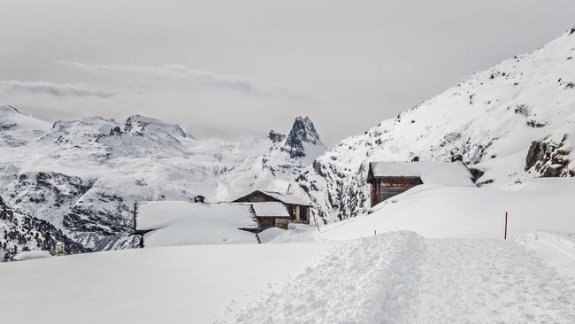 Blick aufs Zerfreila-Horn von Frunt aus