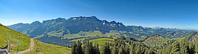  Alpstein-Panorama mit Säntis, 2502 m