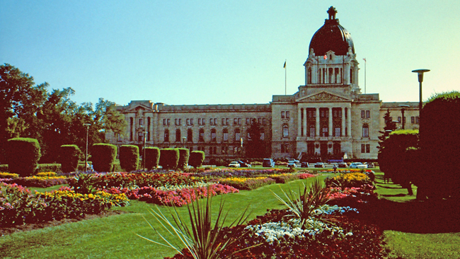 Das Parlamentsgebäude in Regina