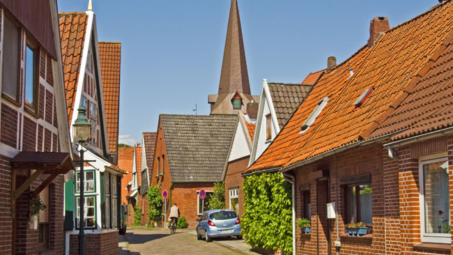 Dorfstraße in Otterndorf